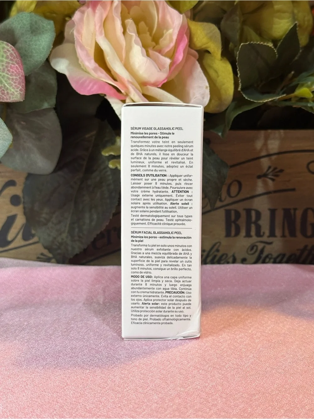 Dr. B LAB Glassaholic Face Serum Peel - White
